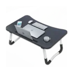 Multifunctional Portable & Foldable Laptop Table – Black Color