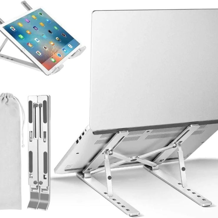Portable Aluminium Laptop Stand/ Folding Laptop Stand - Image 1